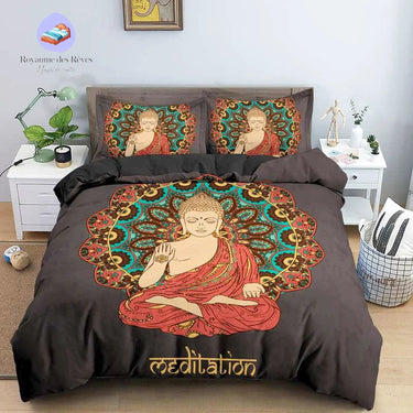 Housse de Couette Bouddha Méditation
